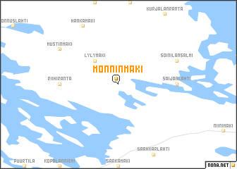 map of Monninmäki