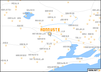 map of Mõnnuste