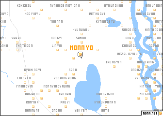 map of Monnyo