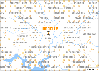 map of Monocite