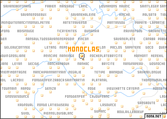 map of Monoclas