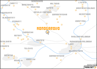 map of Monogarovo