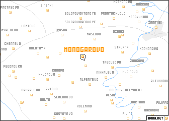 map of Monogarovo