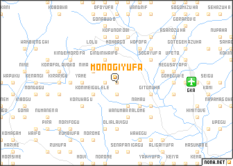 map of Monogiyufa