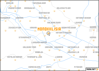 map of Monokklisiá