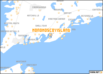 map of Monomoscoy Island