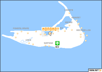 map of Monomoy