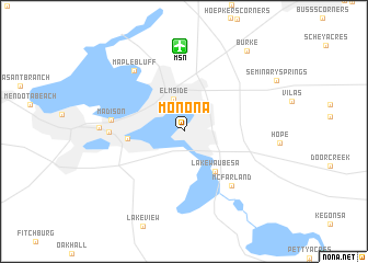 map of Monona