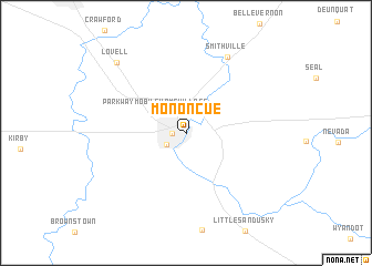 map of Mononcue