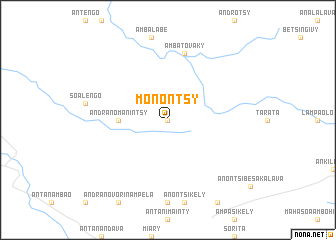 map of Monontsy