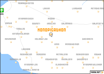 map of Monopígadhon