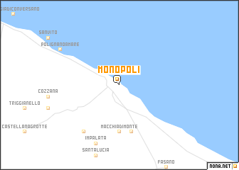 map of Monopoli