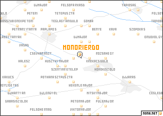 map of Monorierdő