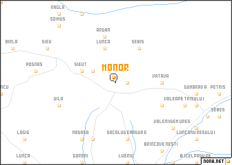 map of Monor