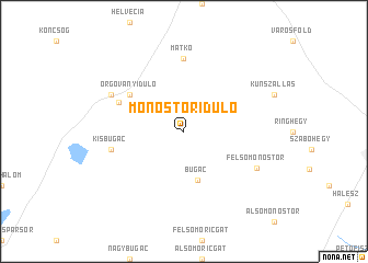 map of Monostoridůlő