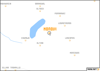 map of Monovi