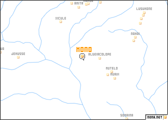 map of Mono