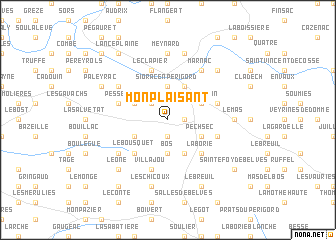 map of Monplaisant