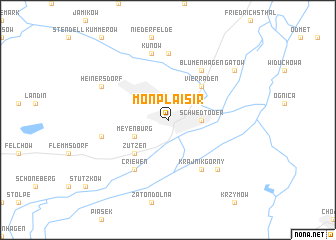 map of Monplaisir