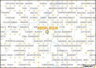 map of Monplaisir