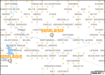 map of Mon Plaisir