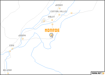 map of Monroe