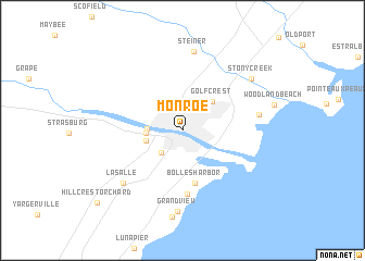 map of Monroe