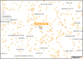 map of Monrovia