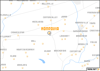 map of Monrovia