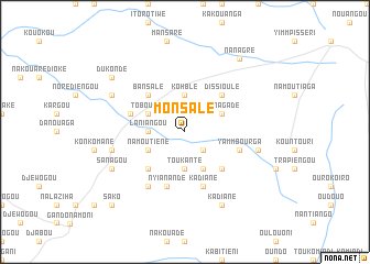 map of Monsalé