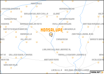 map of Monsalupe