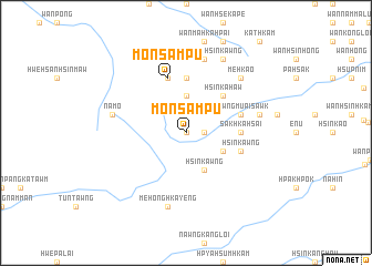 map of Mönsampu