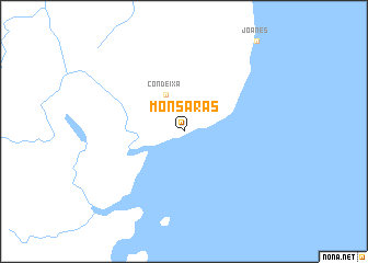 map of Monsarás