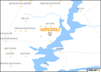 map of Monsaraz