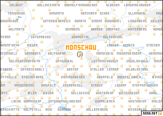 map of Monschau