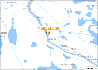 map of Monsecour