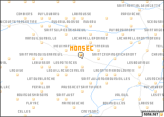 map of Monsec