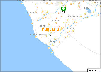 map of Monsefú