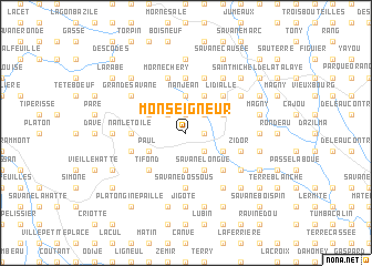 map of Monseigneur