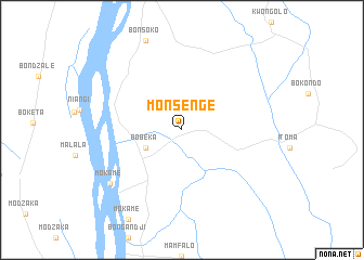 map of Monsenge