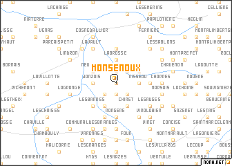 map of Monsenoux