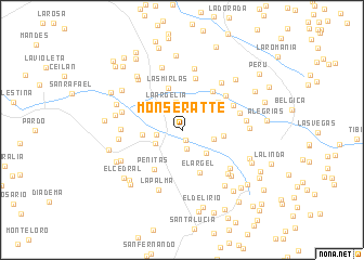map of Monseratte