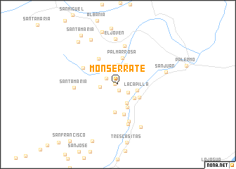 map of Monserrate