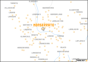 map of Monserrate