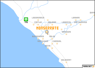 map of Monserrate