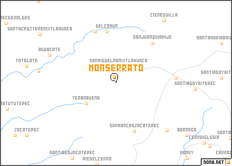 map of Monserrato