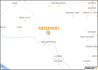 map of Monserrat