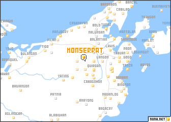 map of Monserrat