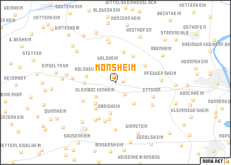 map of Monsheim