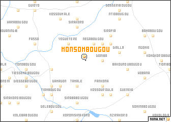 map of Monsombougou